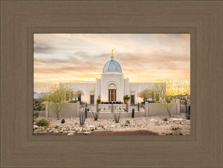 Tucson Temple - Desert Beauty by Evan Lurker