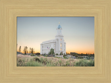 Cedar City Utah Temple - Desert Glow by Evan Lurker