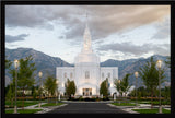 Orem Utah Temple - Lead Me, Guide Me - framed giclee canvas