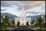 Orem Utah Temple - Lead Me, Guide Me - framed giclee canvas