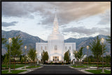 Orem Utah Temple - Lead Me, Guide Me - framed giclee canvas