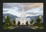 Orem Utah Temple - Lead Me, Guide Me - framed giclee canvas