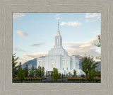 Orem Utah Temple - Peace - framed giclee canvas