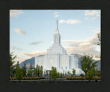 Orem Utah Temple - Peace - framed giclee canvas