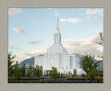 Orem Utah Temple - Peace - framed giclee canvas