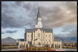 Taylorsville Utah Temple- Beacon of Light - framed giclee canvas