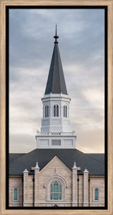 Taylorsville Utah Temple - Holiness to the Lord - framed giclee canvas