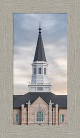 Taylorsville Utah Temple - Holiness to the Lord - framed giclee canvas