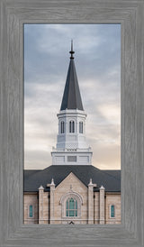 Taylorsville Utah Temple - Holiness to the Lord - framed giclee canvas