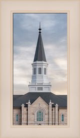 Taylorsville Utah Temple - Holiness to the Lord - framed giclee canvas