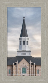 Taylorsville Utah Temple - Holiness to the Lord - framed giclee canvas