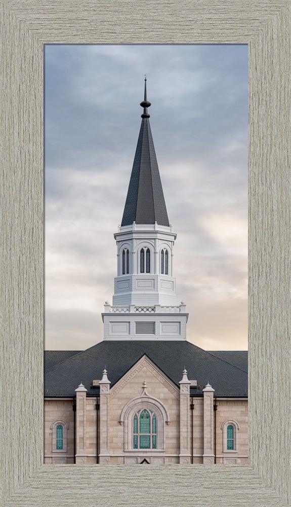 Taylorsville Utah Temple - Holiness to the Lord - framed giclee canvas