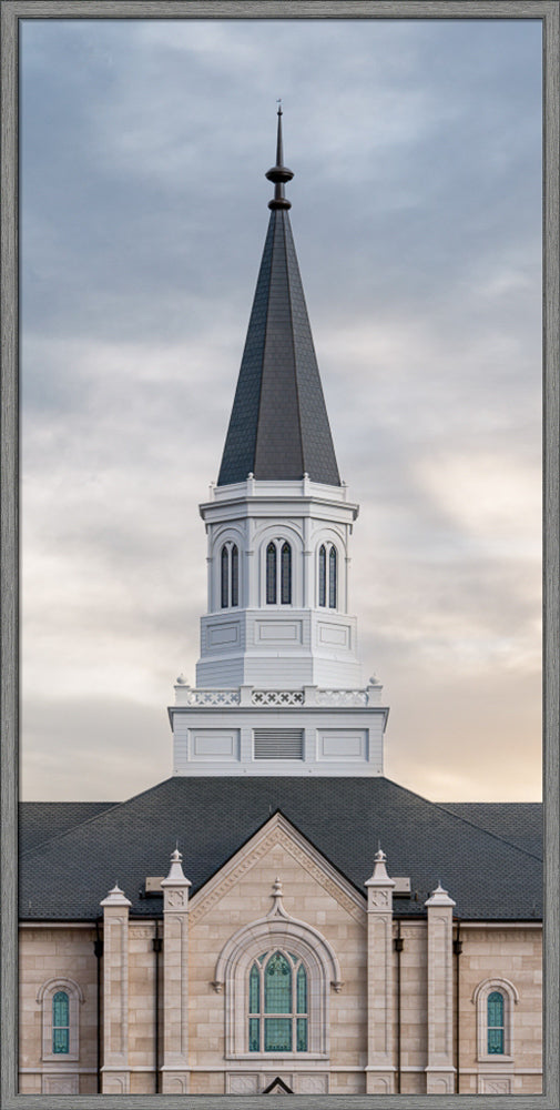 Taylorsville Utah Temple - Holiness to the Lord - framed giclee canvas
