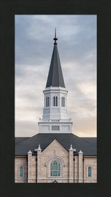 Taylorsville Utah Temple - Holiness to the Lord - framed giclee canvas