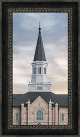 Taylorsville Utah Temple - Holiness to the Lord - framed giclee canvas