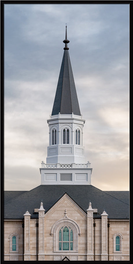 Taylorsville Utah Temple - Holiness to the Lord - framed giclee canvas