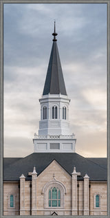 Taylorsville Utah Temple - Holiness to the Lord - framed giclee canvas