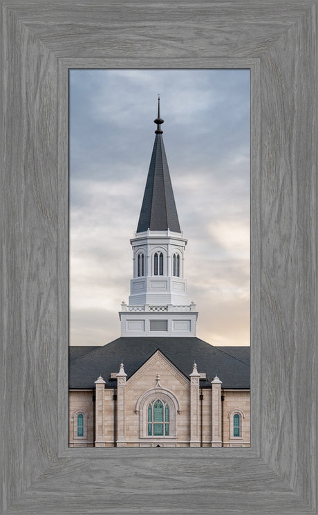 Taylorsville Utah Temple - Holiness to the Lord - framed giclee canvas