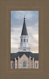 Taylorsville Utah Temple - Holiness to the Lord - framed giclee canvas