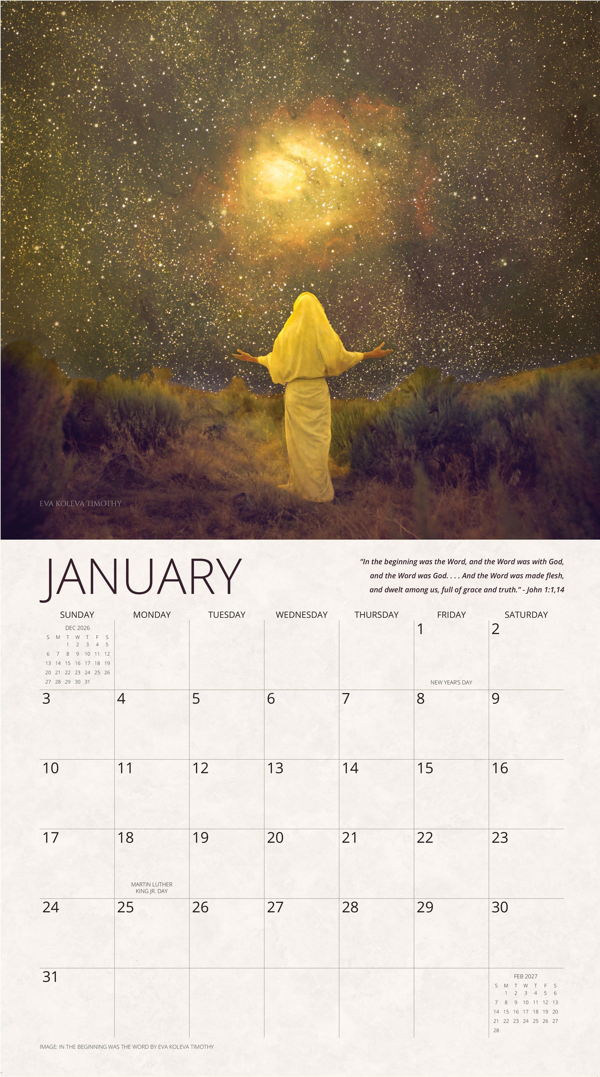 In The Arms of His Love Eva Koleva Timothy 2027 Calendar