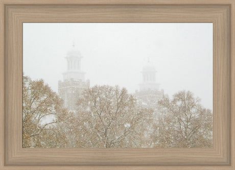 Logan Temple - In the Snow by Greg Collins