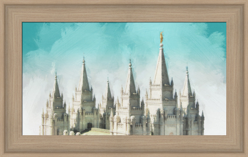 Salt Lake Temple - Morning Glory by Greg Collins