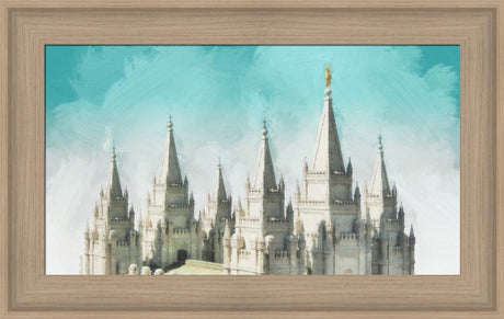 Salt Lake Temple - Morning Glory by Greg Collins