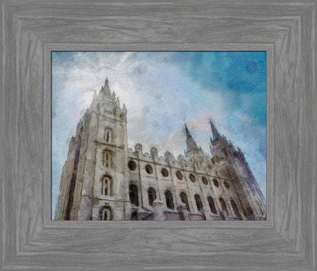 Salt Lake Temple - Brightly Beams by Greg Collins