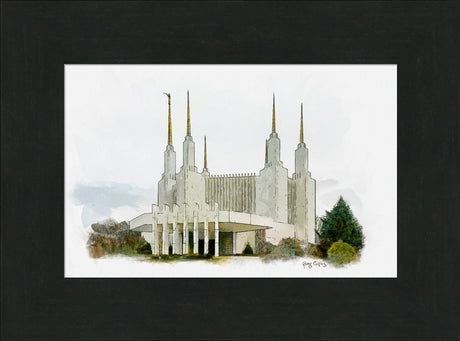 Washington DC Temple - Pierce the Heavens by Greg Collins