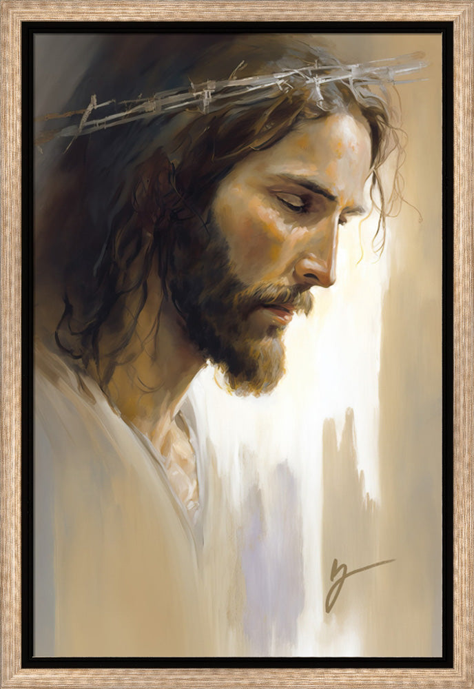 Jesus of Nazareth - framed giclee canvas