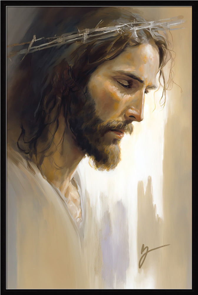 Jesus of Nazareth - framed giclee canvas