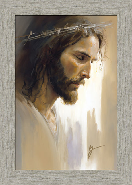 Jesus of Nazareth - framed giclee canvas