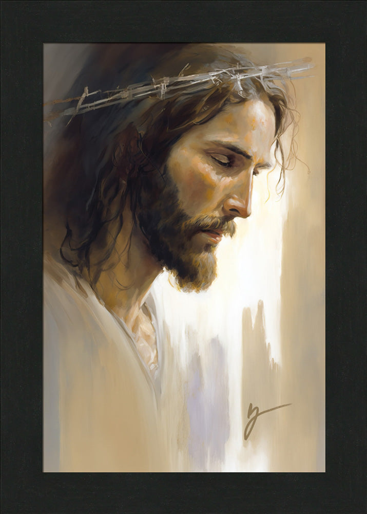 Jesus of Nazareth - framed giclee canvas