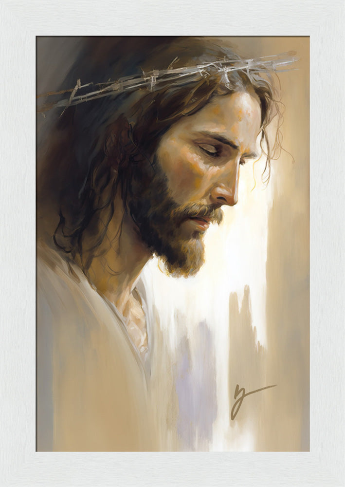 Jesus of Nazareth - framed giclee canvas