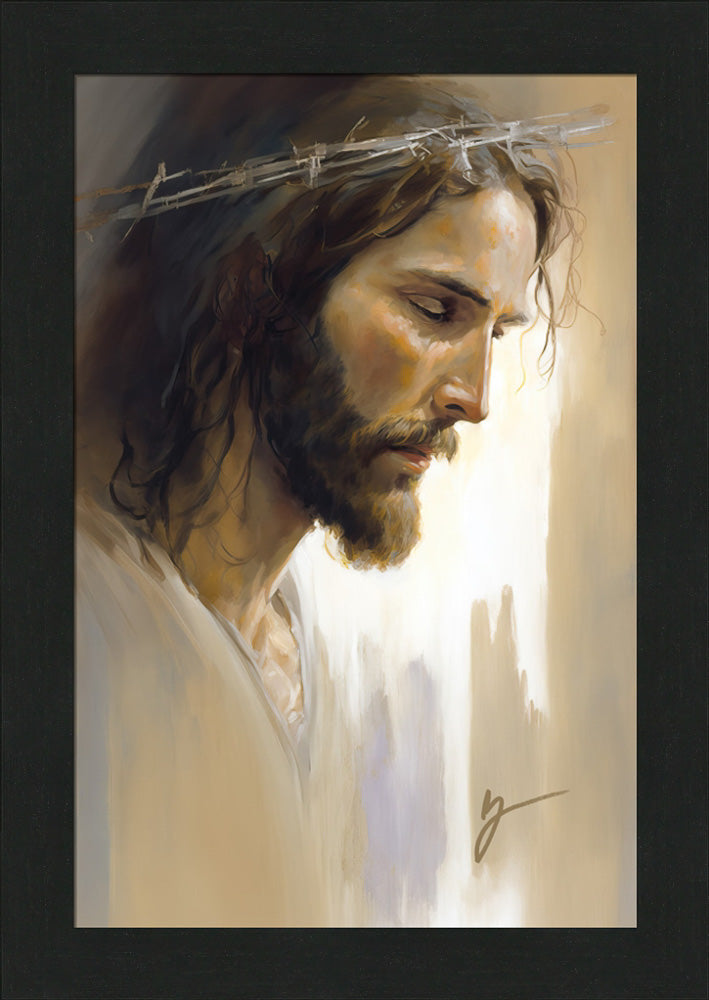 Jesus of Nazareth - framed giclee canvas