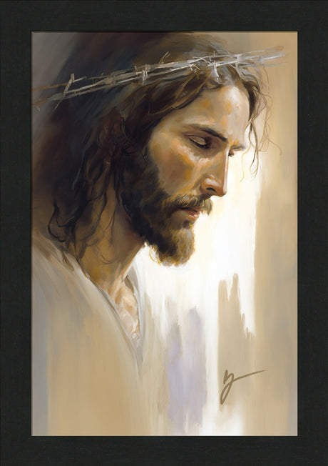 Jesus of Nazareth - framed giclee canvas