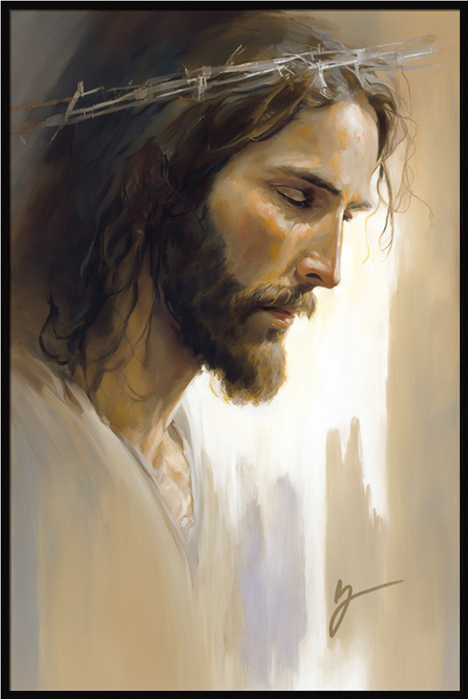 Jesus of Nazareth - framed giclee canvas