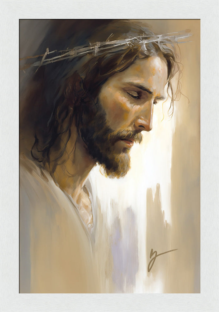 Jesus of Nazareth - framed giclee canvas