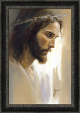 Jesus of Nazareth - framed giclee canvas