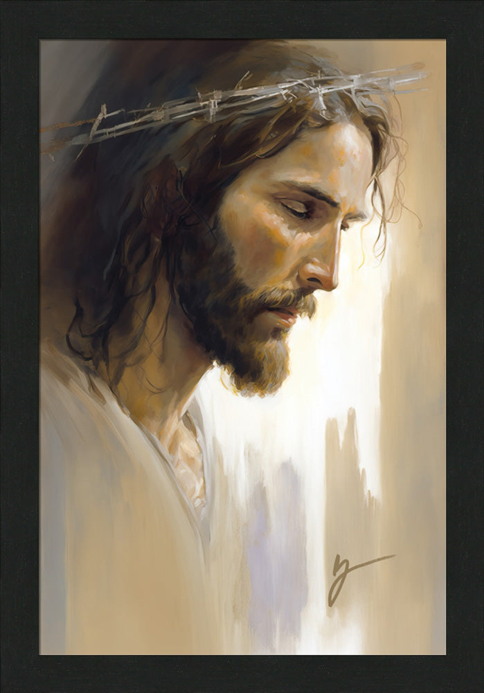 Jesus of Nazareth - framed giclee canvas