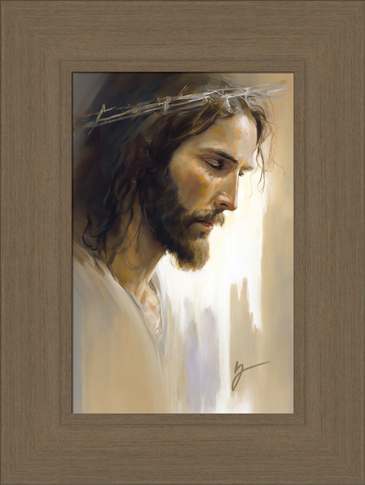 Jesus of Nazareth - framed giclee canvas