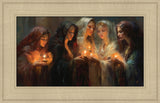 The Five Wise Virgins - framed giclee canvas