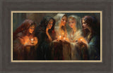 The Five Wise Virgins - framed giclee canvas