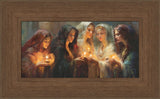 The Five Wise Virgins - framed giclee canvas