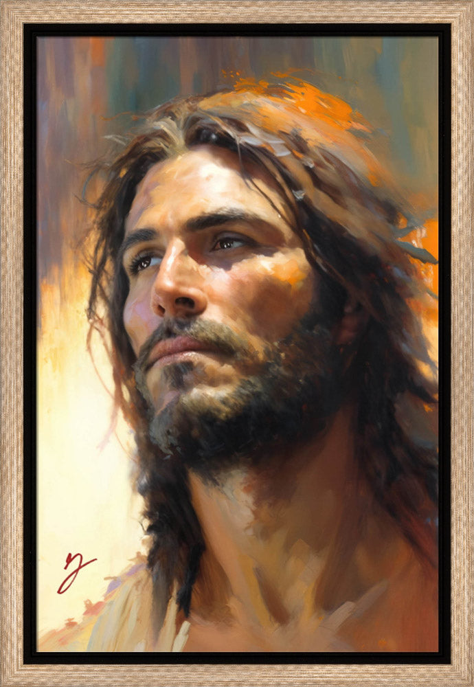 I Came to Call the Sinners to Repentance - framed giclee canvas