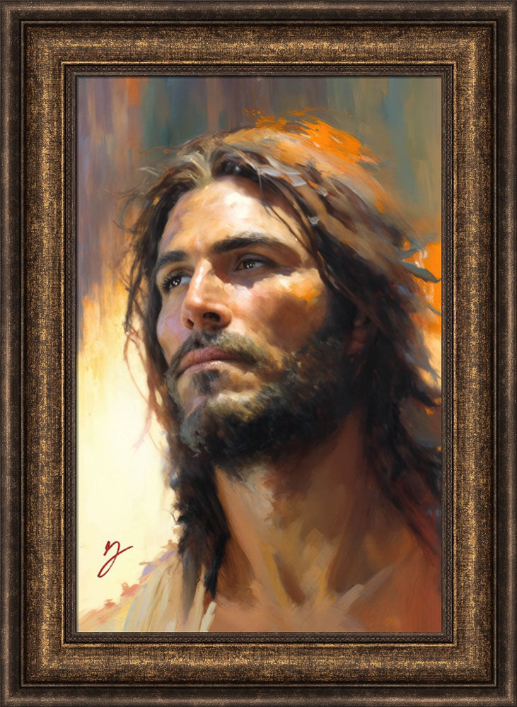 I Came to Call the Sinners to Repentance - framed giclee canvas