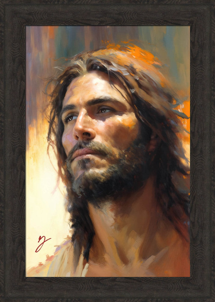 I Came to Call the Sinners to Repentance - framed giclee canvas