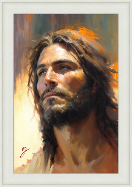 I Came to Call the Sinners to Repentance - framed giclee canvas