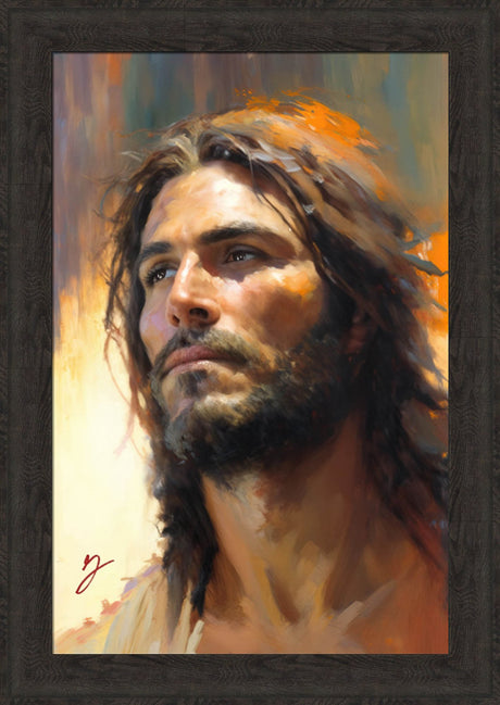 I Came to Call the Sinners to Repentance - framed giclee canvas