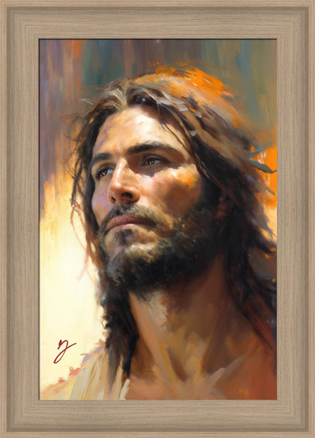 I Came to Call the Sinners to Repentance - framed giclee canvas